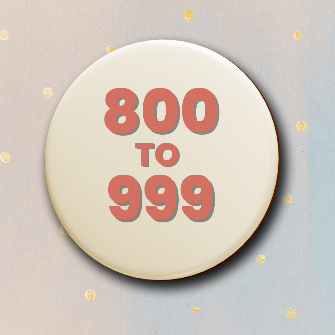 800 To 999